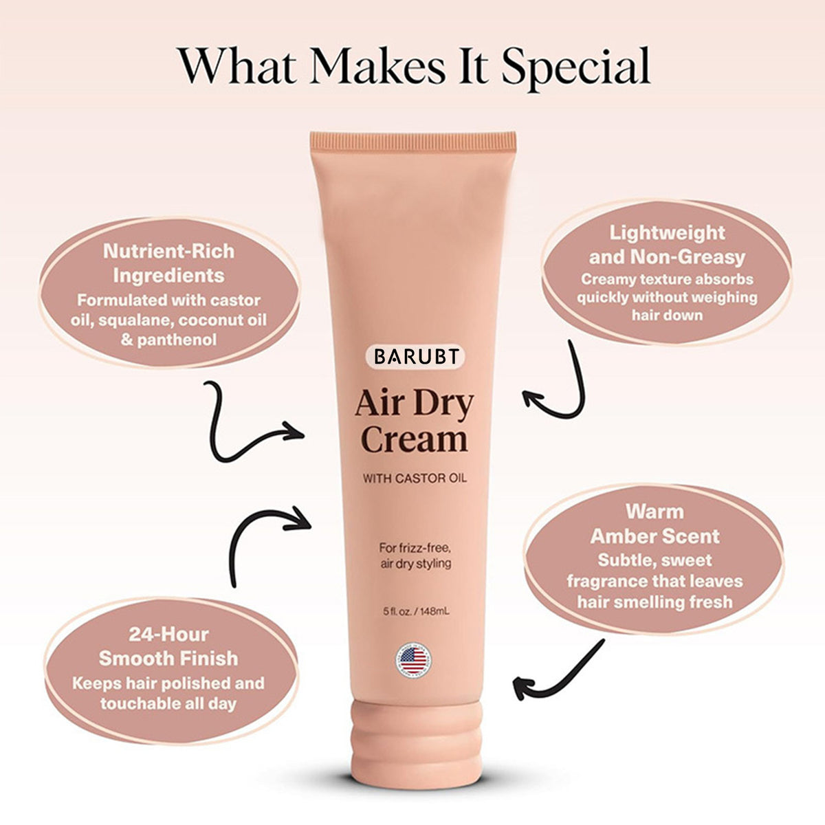 Leave-in Hair Conditioner for Smoothing and Shine
