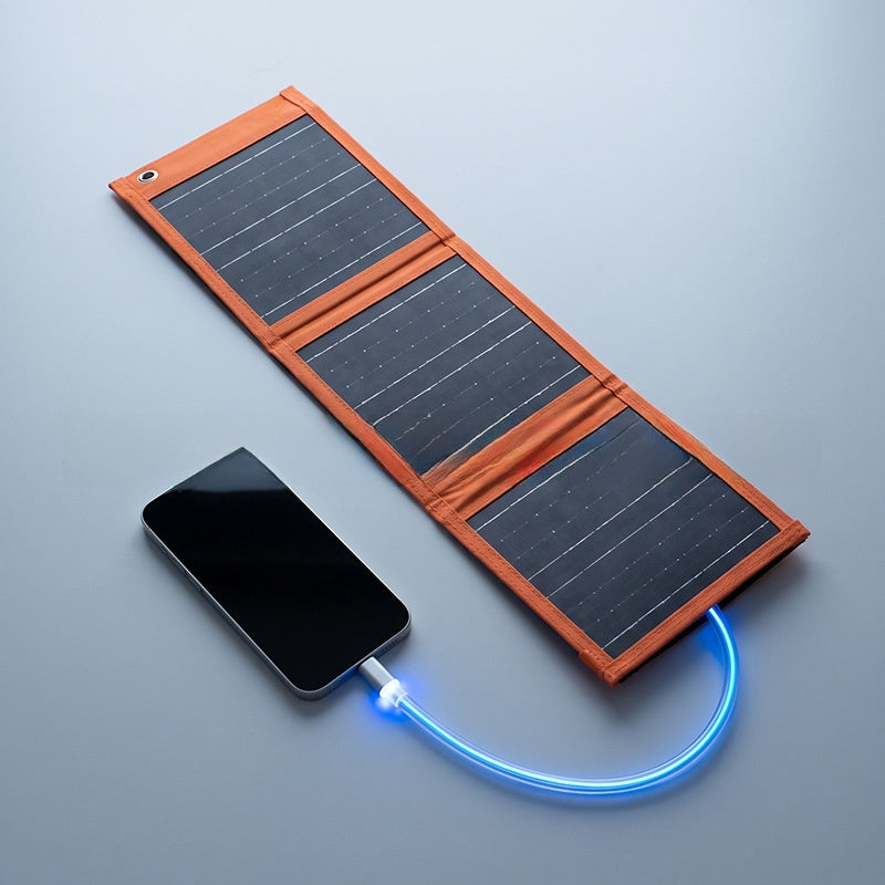 15W Foldable Solar Panel Portable Outdoor Photovoltaic Charger