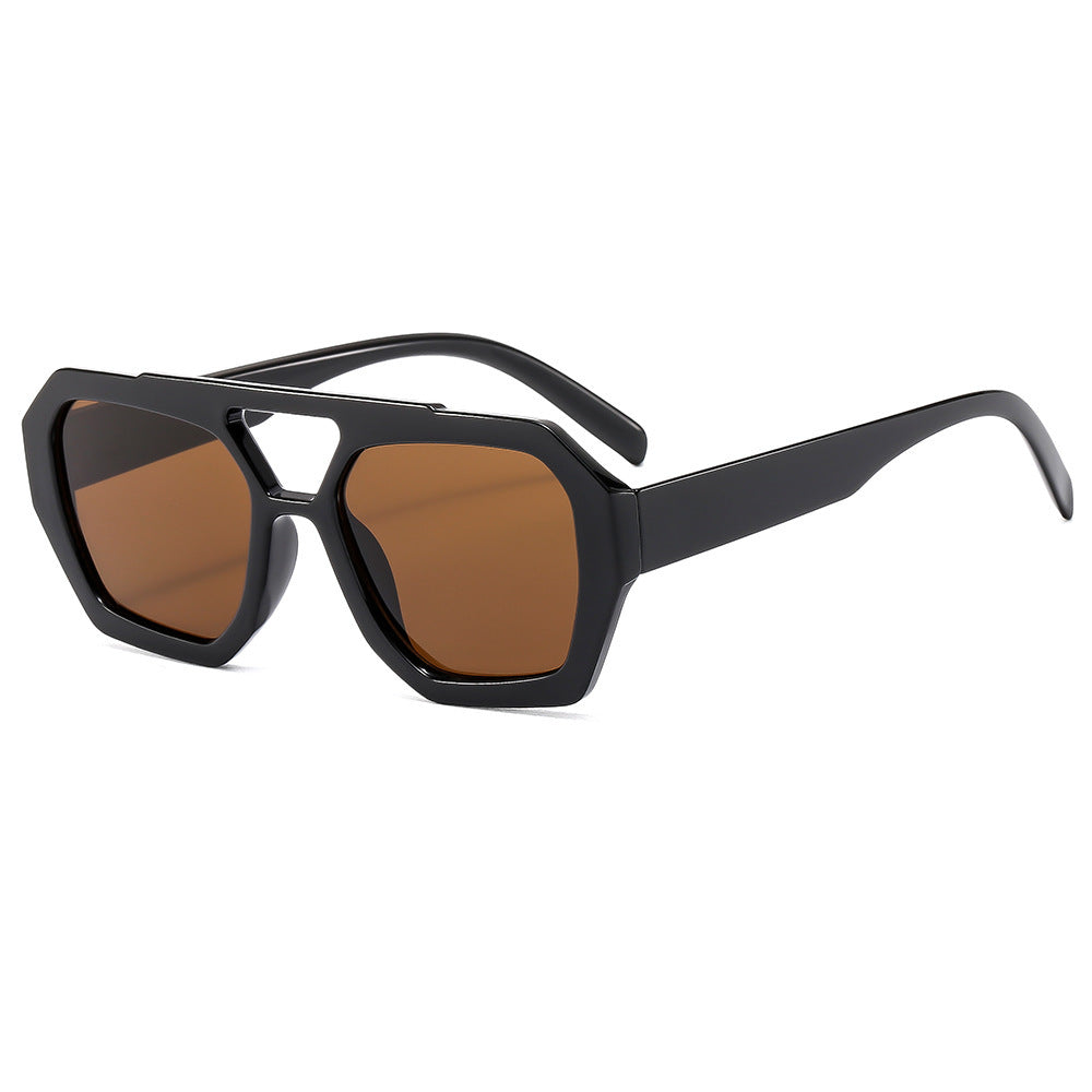 Retro Square Frame Sunglasses