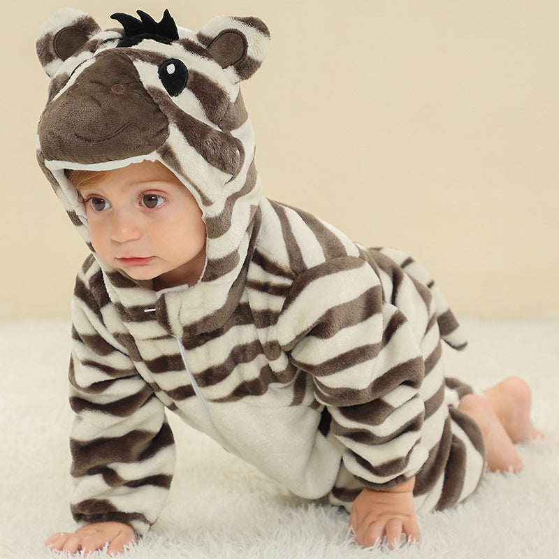 Flannel jumpsuit suit