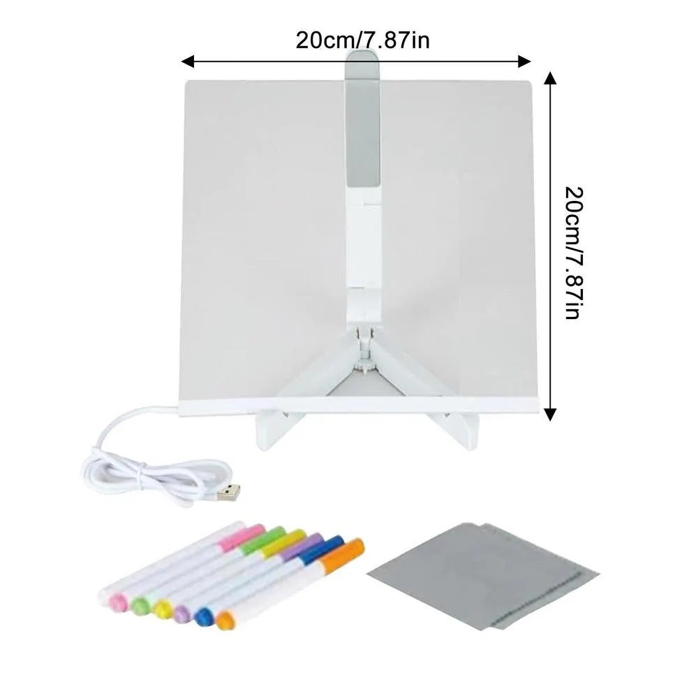 DIY Childrens Luminous Writing Board