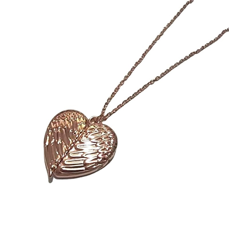 Heart Photo Locket Necklace