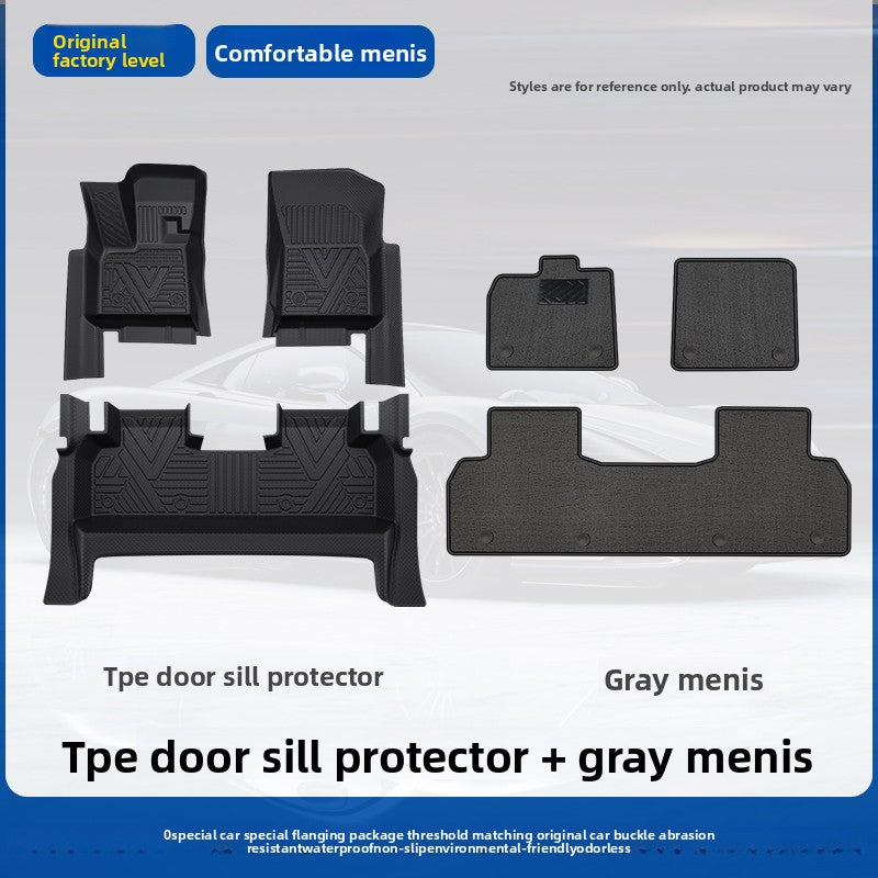 Custom TPE Floor Mats for Toyota Platinum 3X