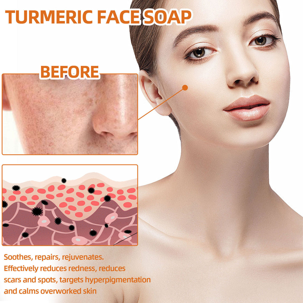 West & Month Turmeric Face Wash Soap