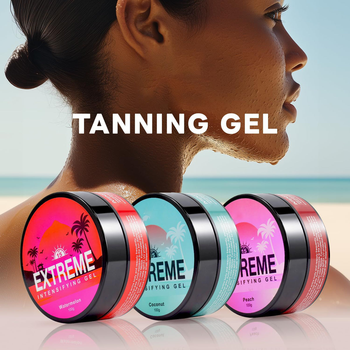 Waterproof Tanning Gel with Fruit Fragrance