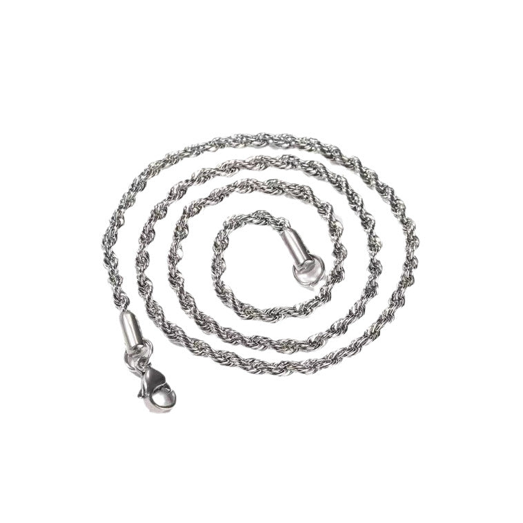 Stainless Steel Twist Chain Necklace