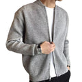 Mens Polyester Knit Cardigan