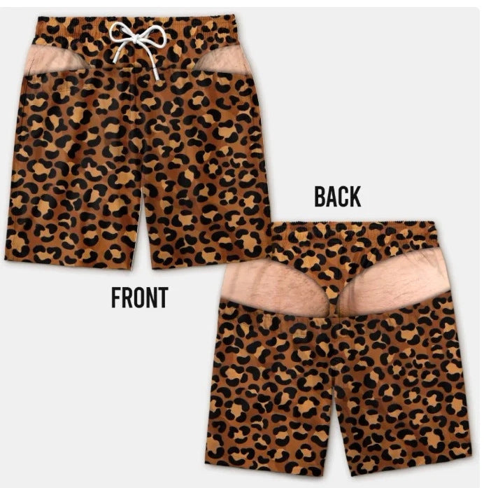 Mens Loose Breathable Beach Shorts