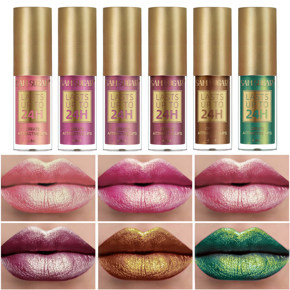 Sam Sugar 6-Color Metallic Lip