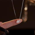 Heart Shape Lock Pendant Necklace