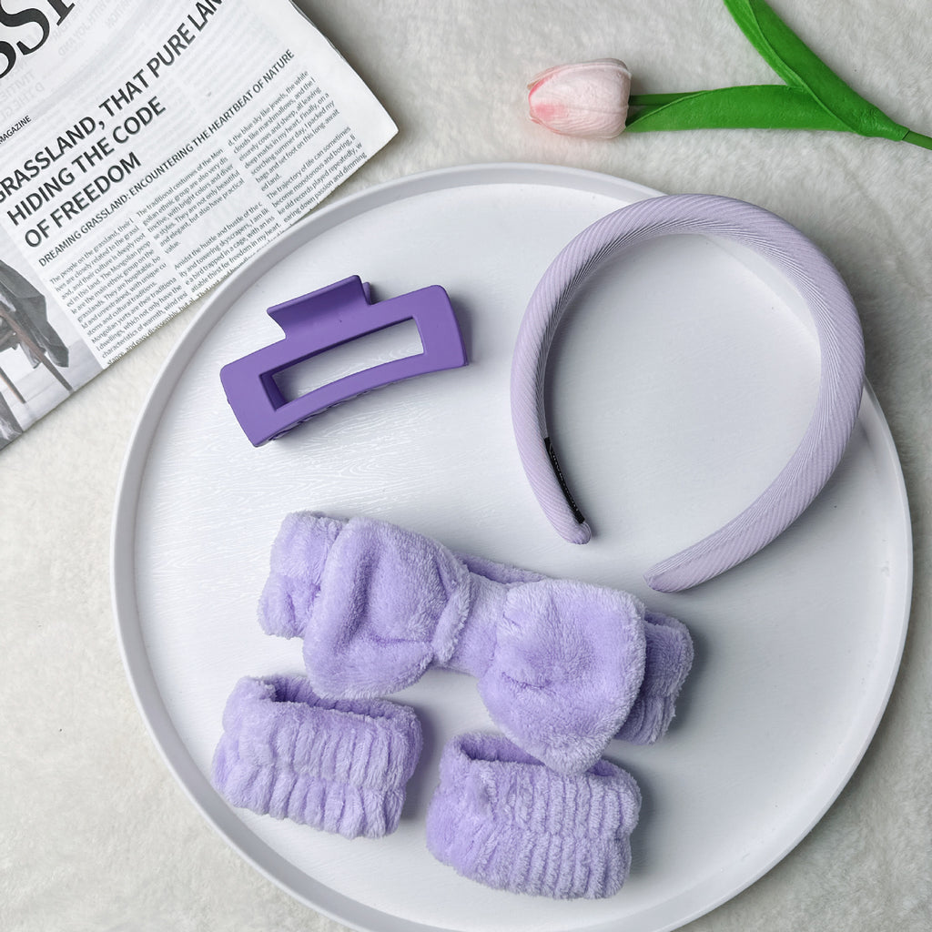 Soft Fabric Hair Accessories Set