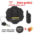 Anti-theft alarm for large truck fuel tanks