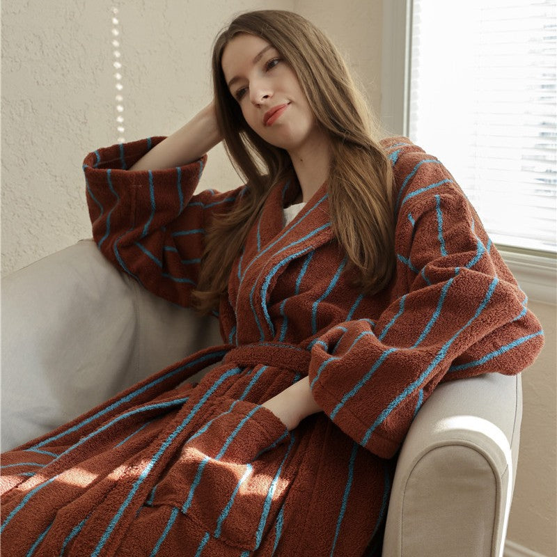 Adult couple bathrobes