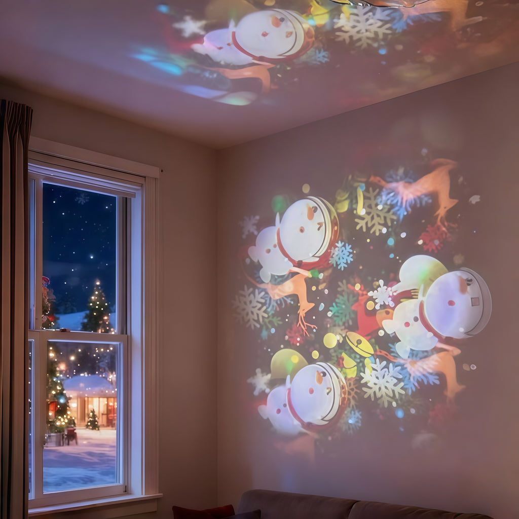 Rotating LED Holiday Projector Light