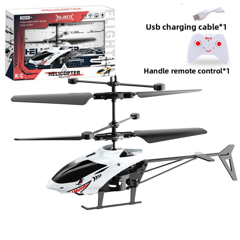 Remote Control Helicopter Drone with Sensor Technology