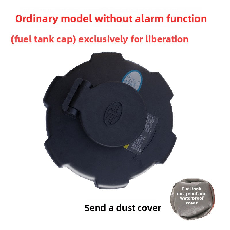 Anti-theft alarm for large truck fuel tanks