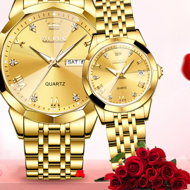 Quartz couple watches
