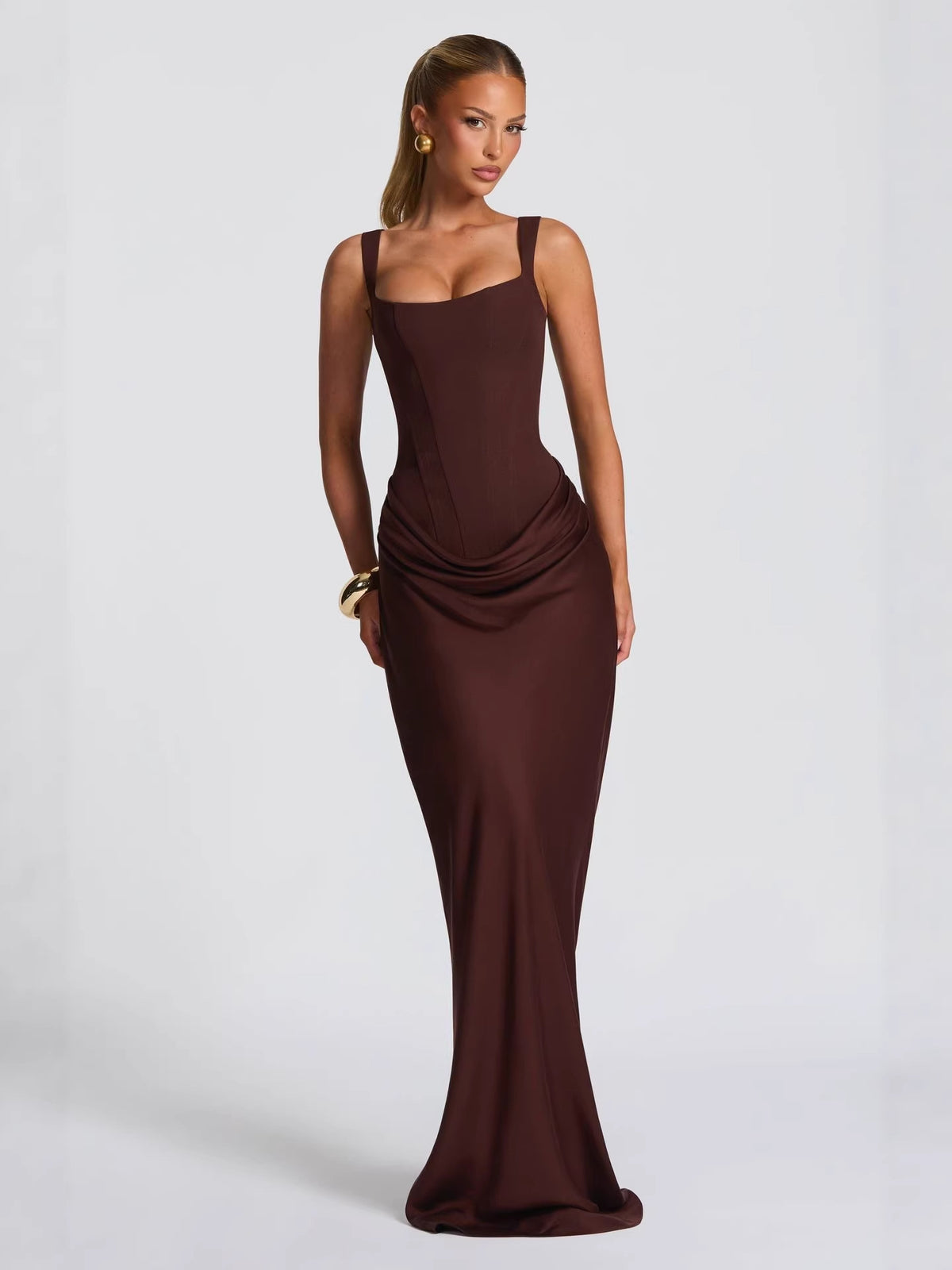Slim Fit Spaghetti Strap Bodycon Dress