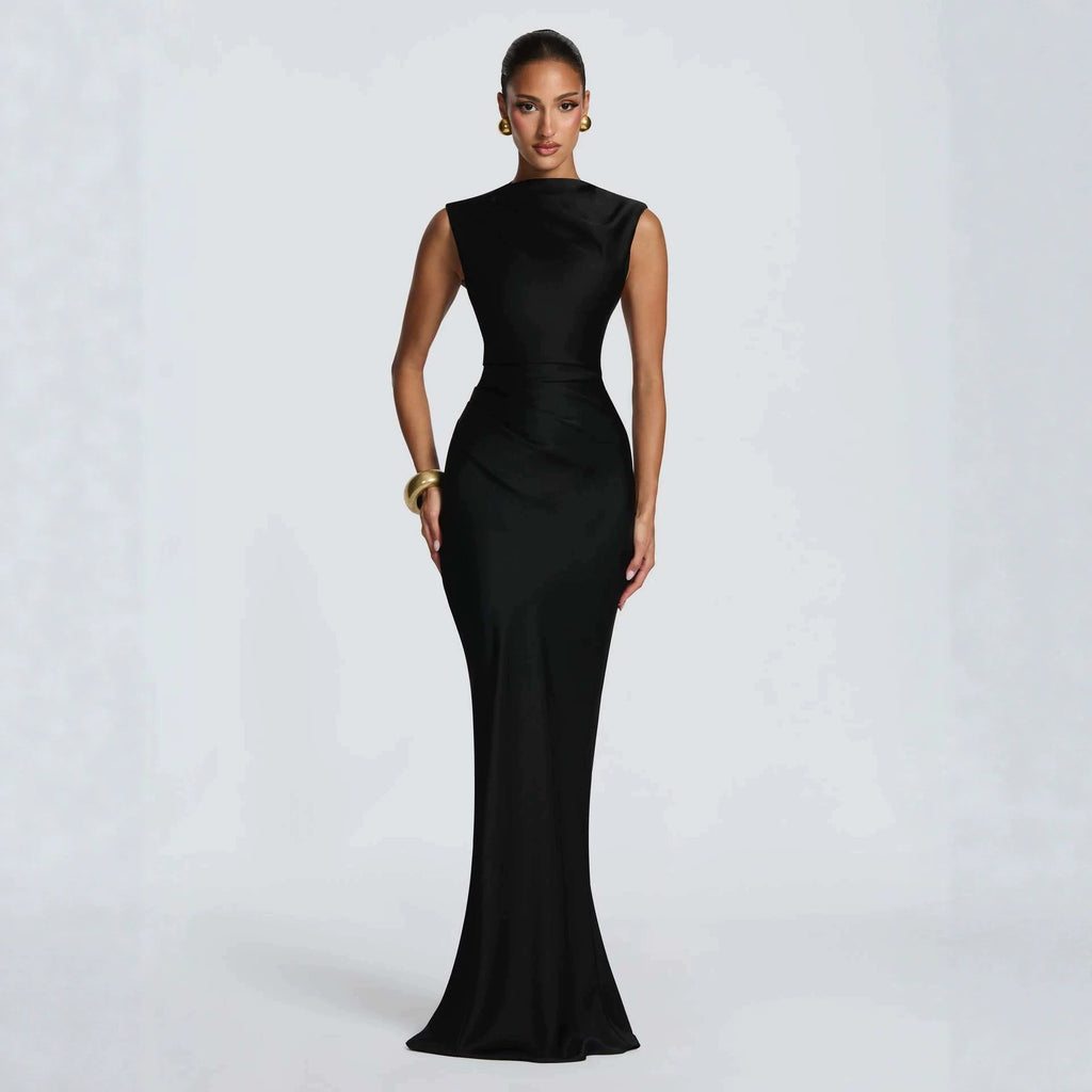 Sleeveless Fishtail Evening Gown