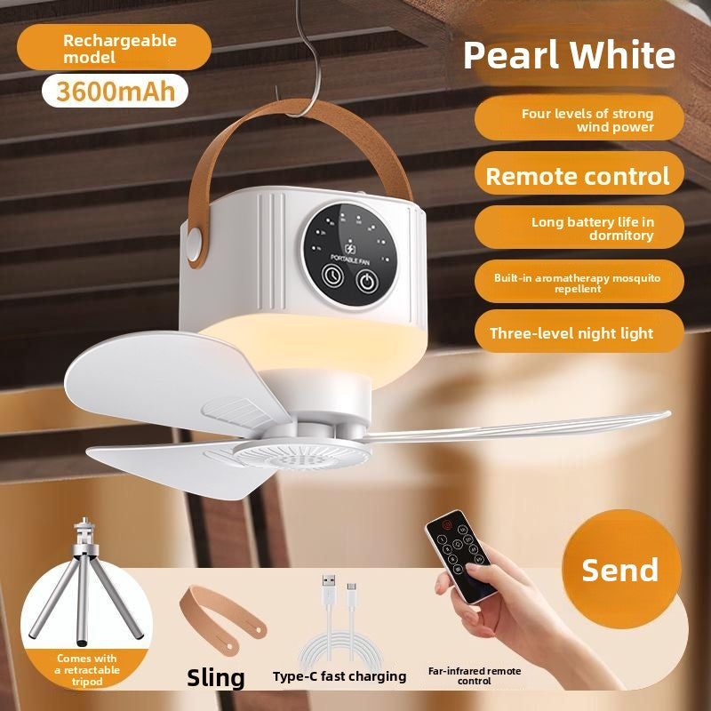 Portable USB Rechargeable Fan with Remote Control