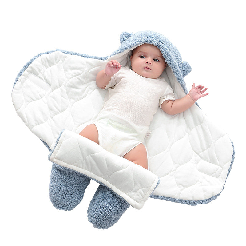 Baby Lamb Velvet Sleeping Bag for Newborns