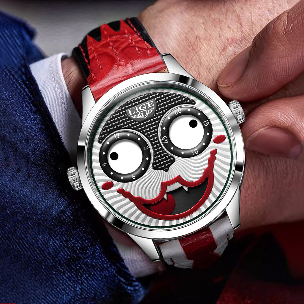 Clown Fashion Waterproof Sports watch