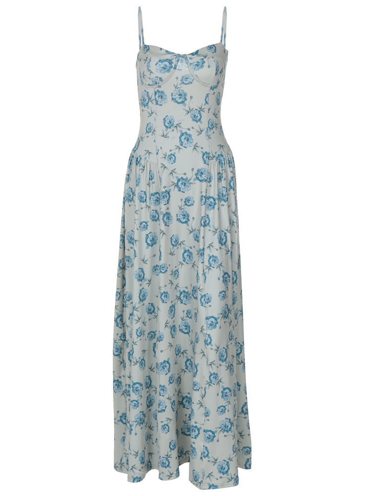 Floral Strapless Summer Dress