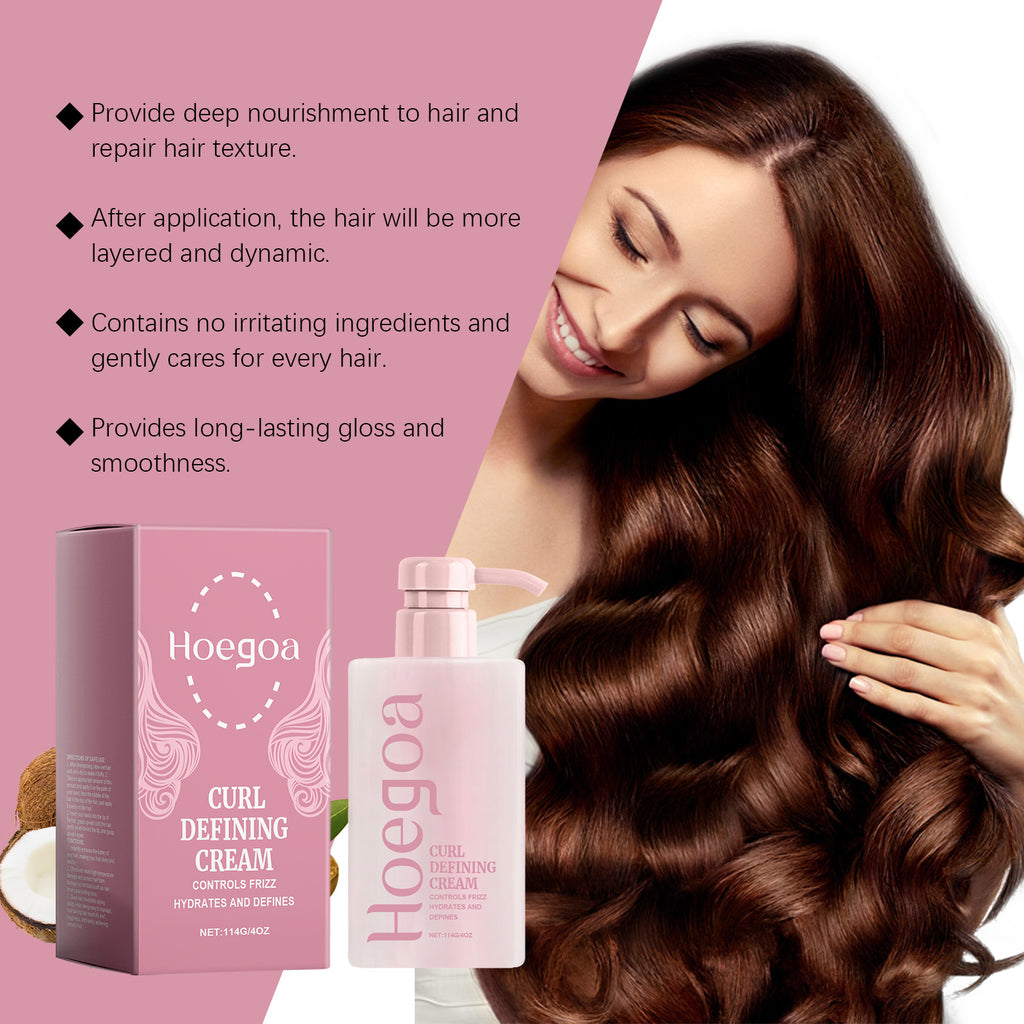 Hoegoa Curl Styling Cream for Moisturized Hair