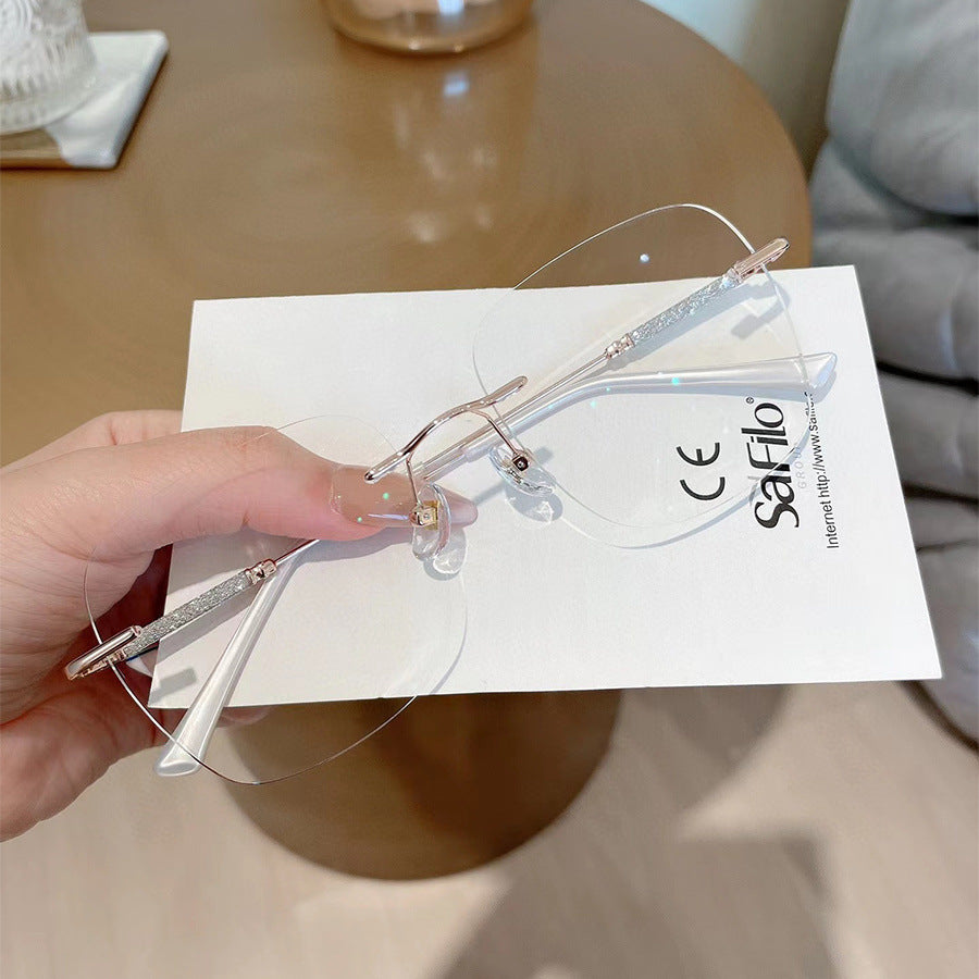 Anti Blue Light Rimless Glasses