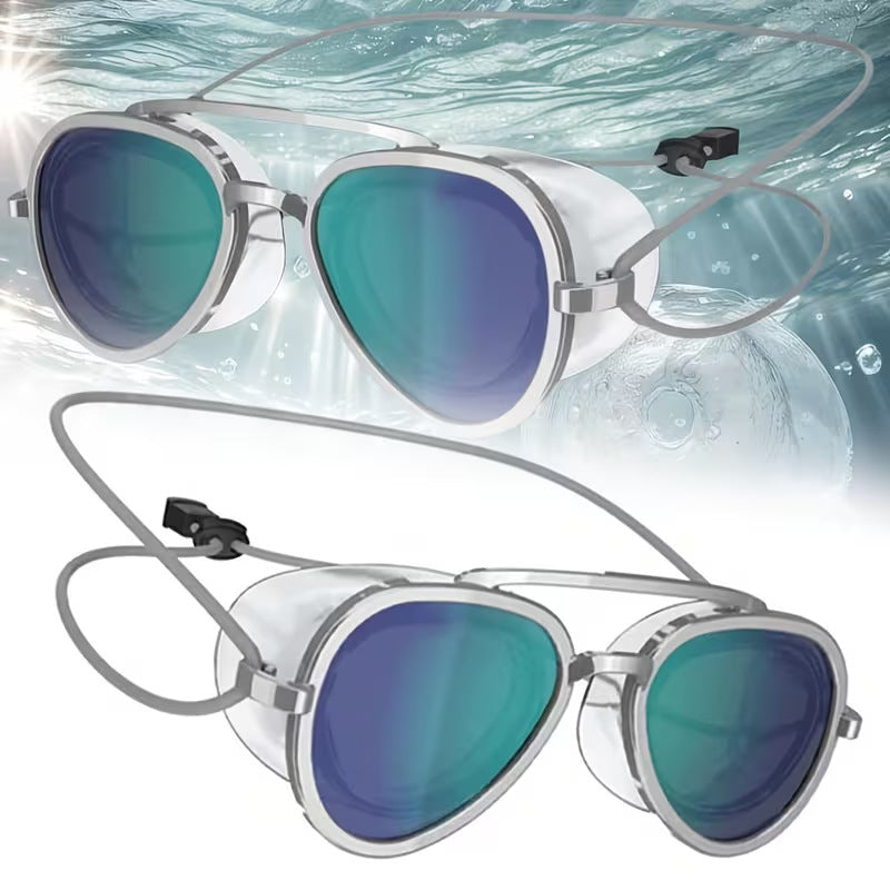 Anti-Fog Mirror Swimming Goggles