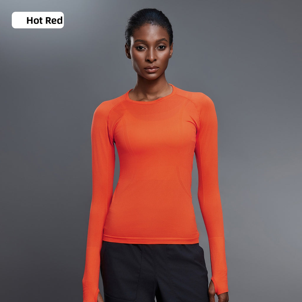 Seamless yoga top