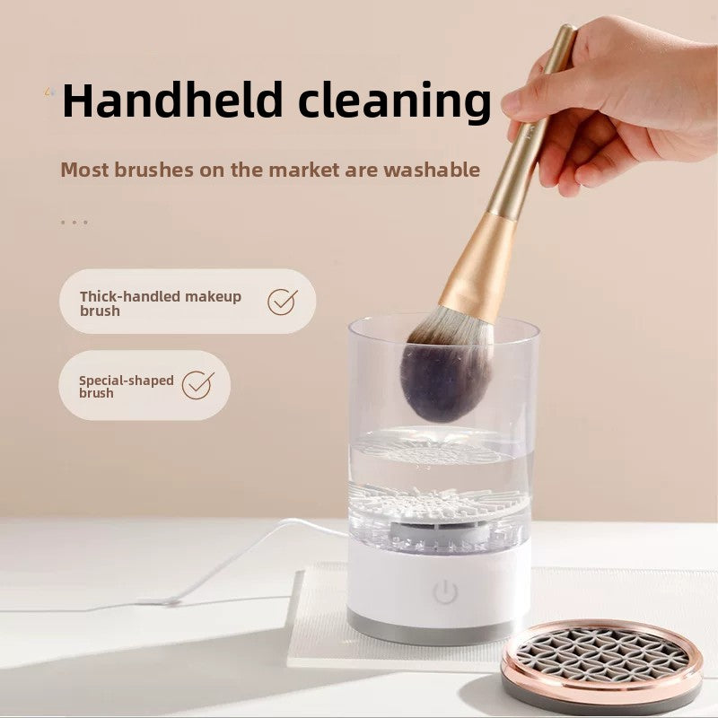 Electric makeup brush cleaner