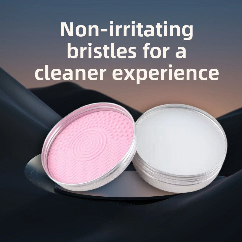 Makeup Brush Cleaning Soap, Silicone Pad