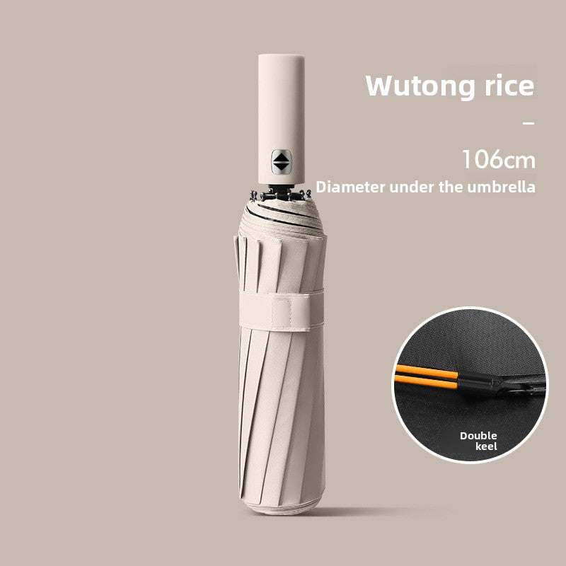 Fully Automatic Umbrella with Ring Handle