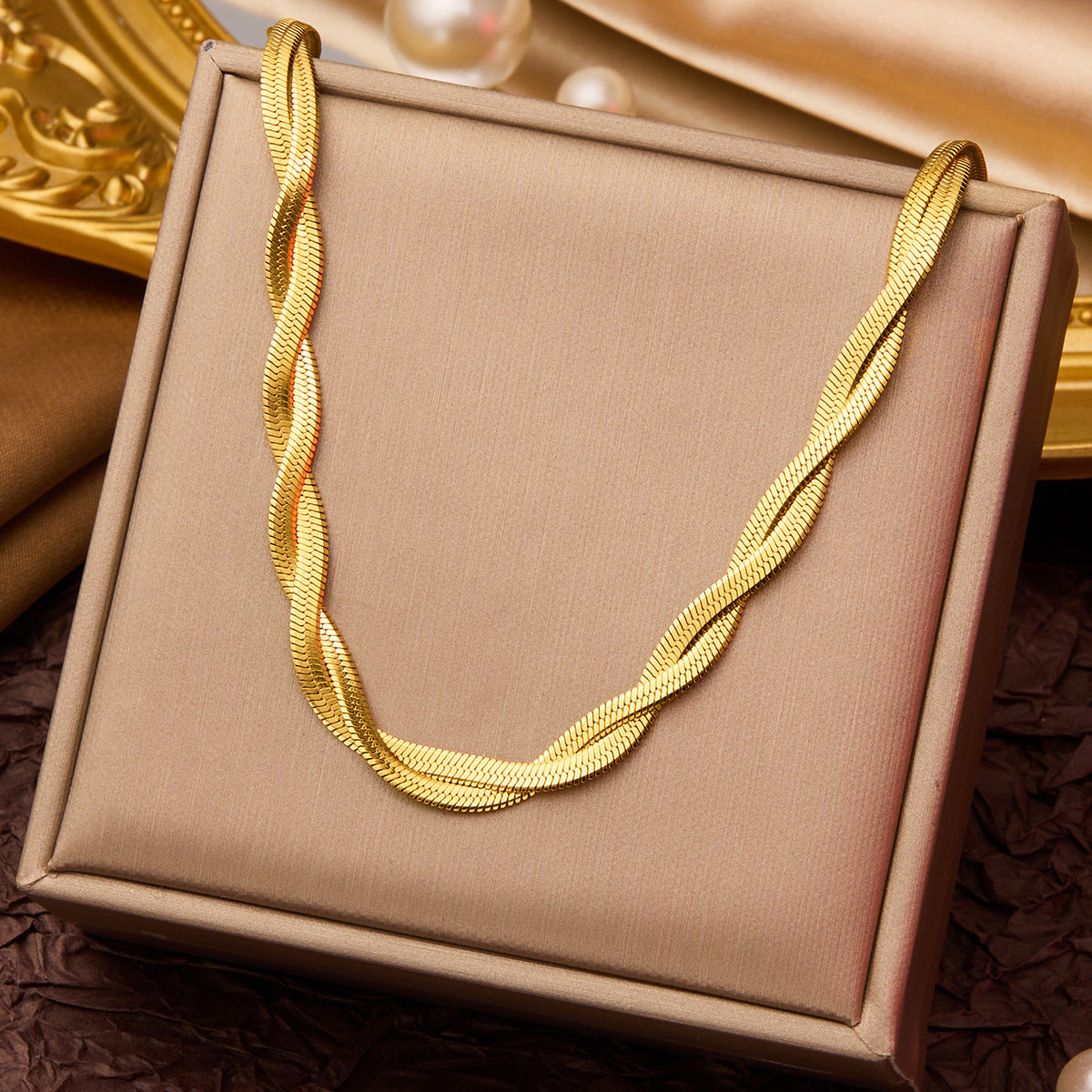 Minimalist Titanium Steel Clavicle Necklace