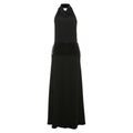 Elegant Halter Neck Backless High Waisted Dress