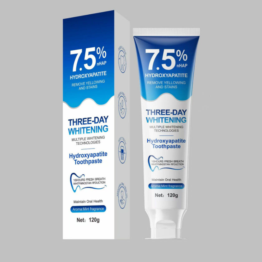 7.5% Hydroxyapatite Whitening Toothpaste