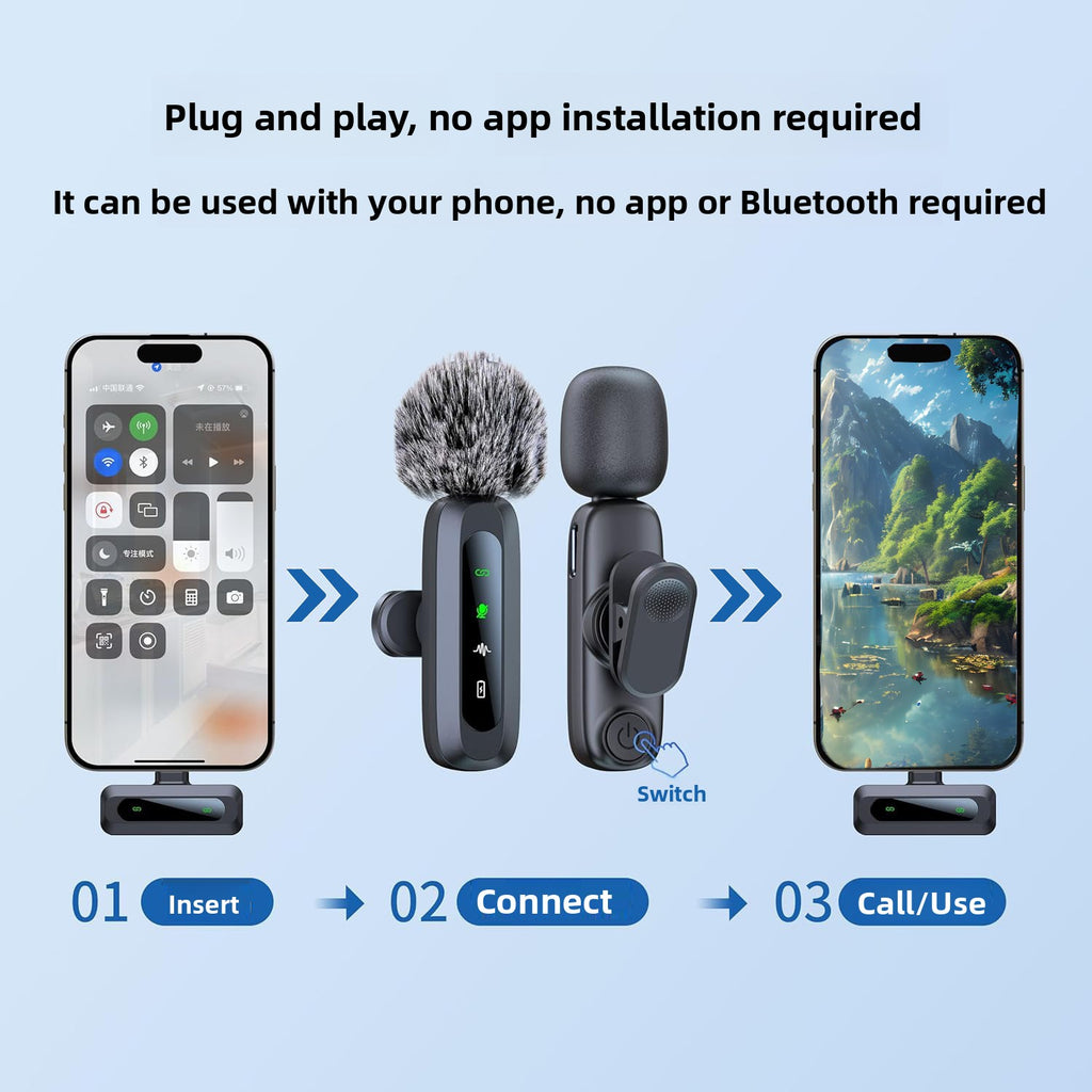 Wireless Lavalier Microphone Kit