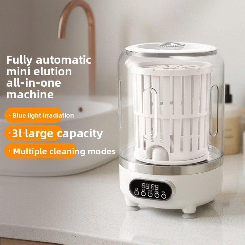 Turbo Washing Machine, Small Rechargeable Washing Cup for Underwear