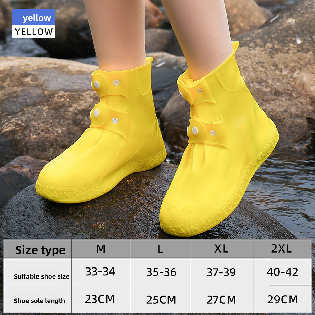 Waterproof Shoe Covers Anti-Slip Rain Boots