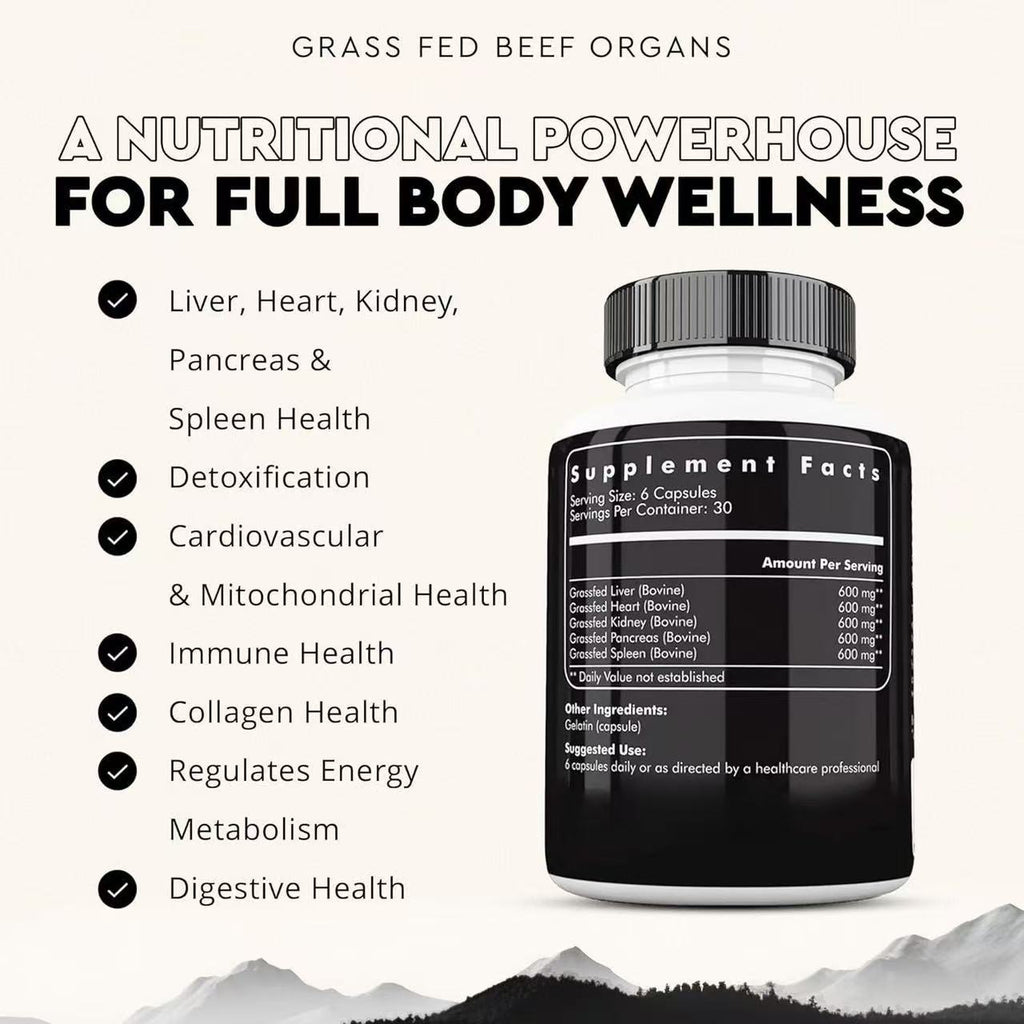 Beef liver capsules