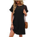 Loose Short-Sleeved Dress
