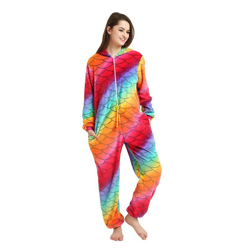 Boys and girls' one-piece pajamas