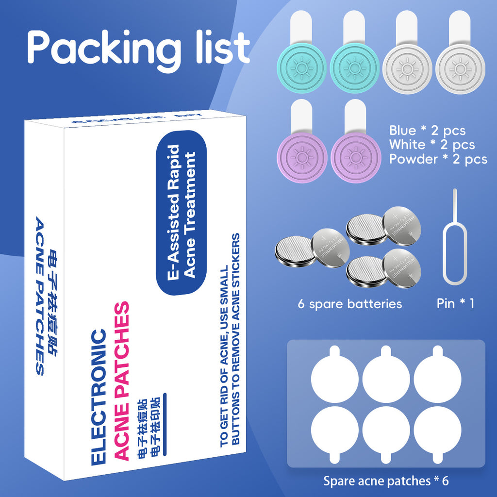 Electronic pimple patch