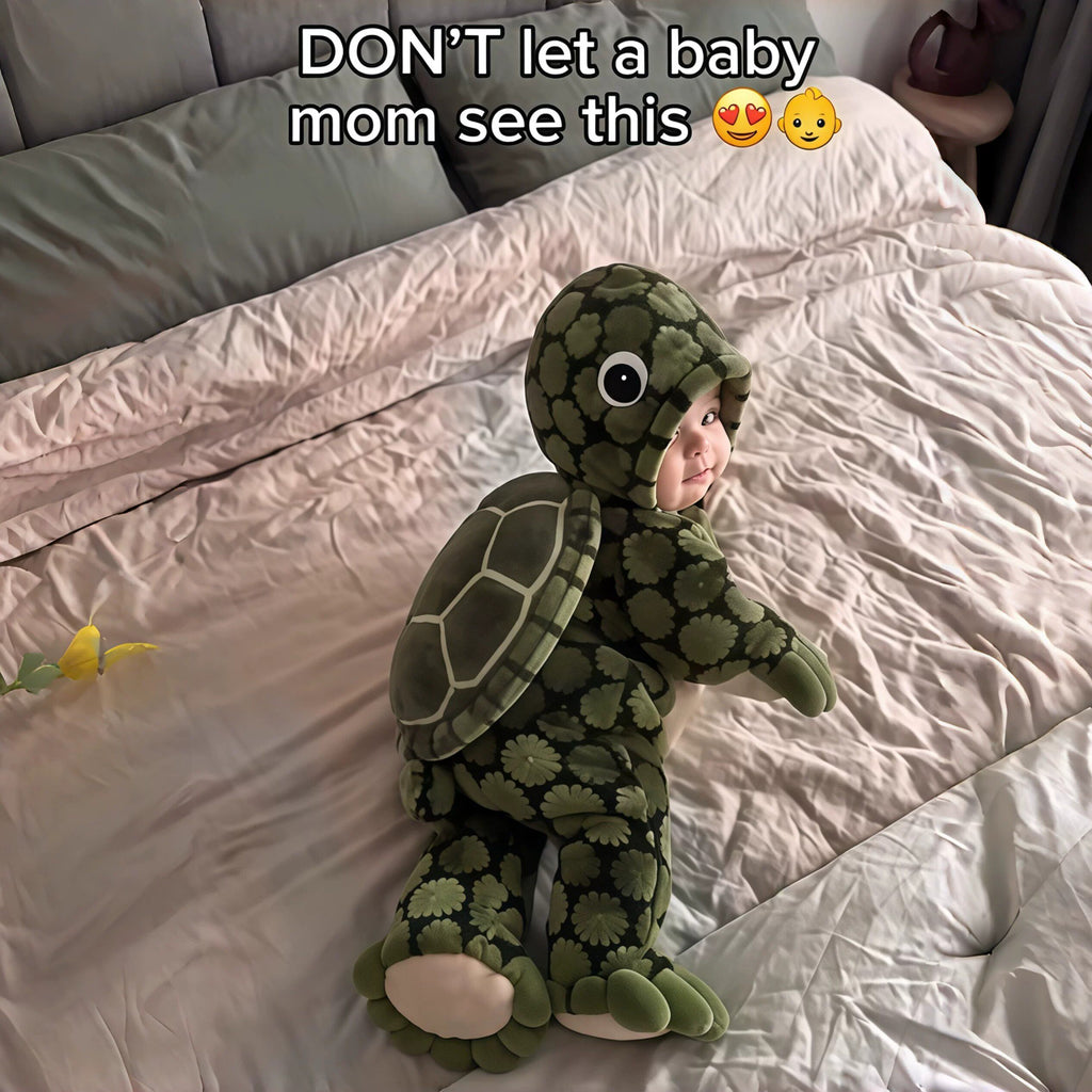 Baby Turtle Pajamas Baby Jumpsuit