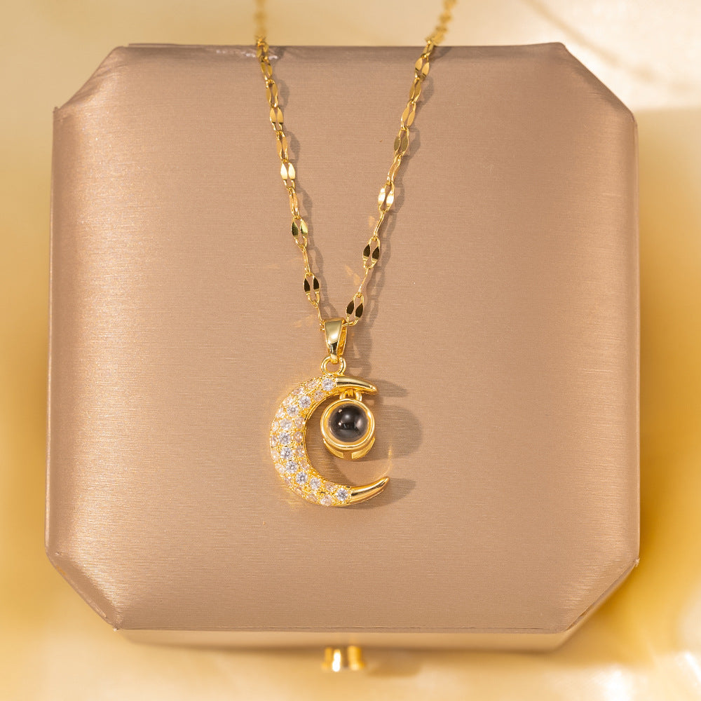 Minimalist Titanium Steel Clavicle Necklace