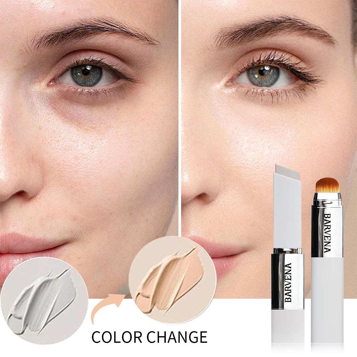 Barvena Color-Changing Foundation Stick