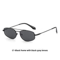 Pilot Style Metal Sunglasses UV Protection