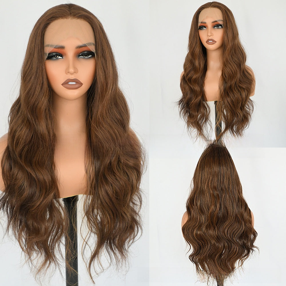 Lace Front Synthetic Wig Long Curly Hair