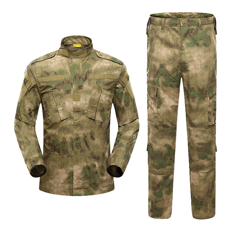 Mens Long Sleeve Camouflage Tactical Training Suit